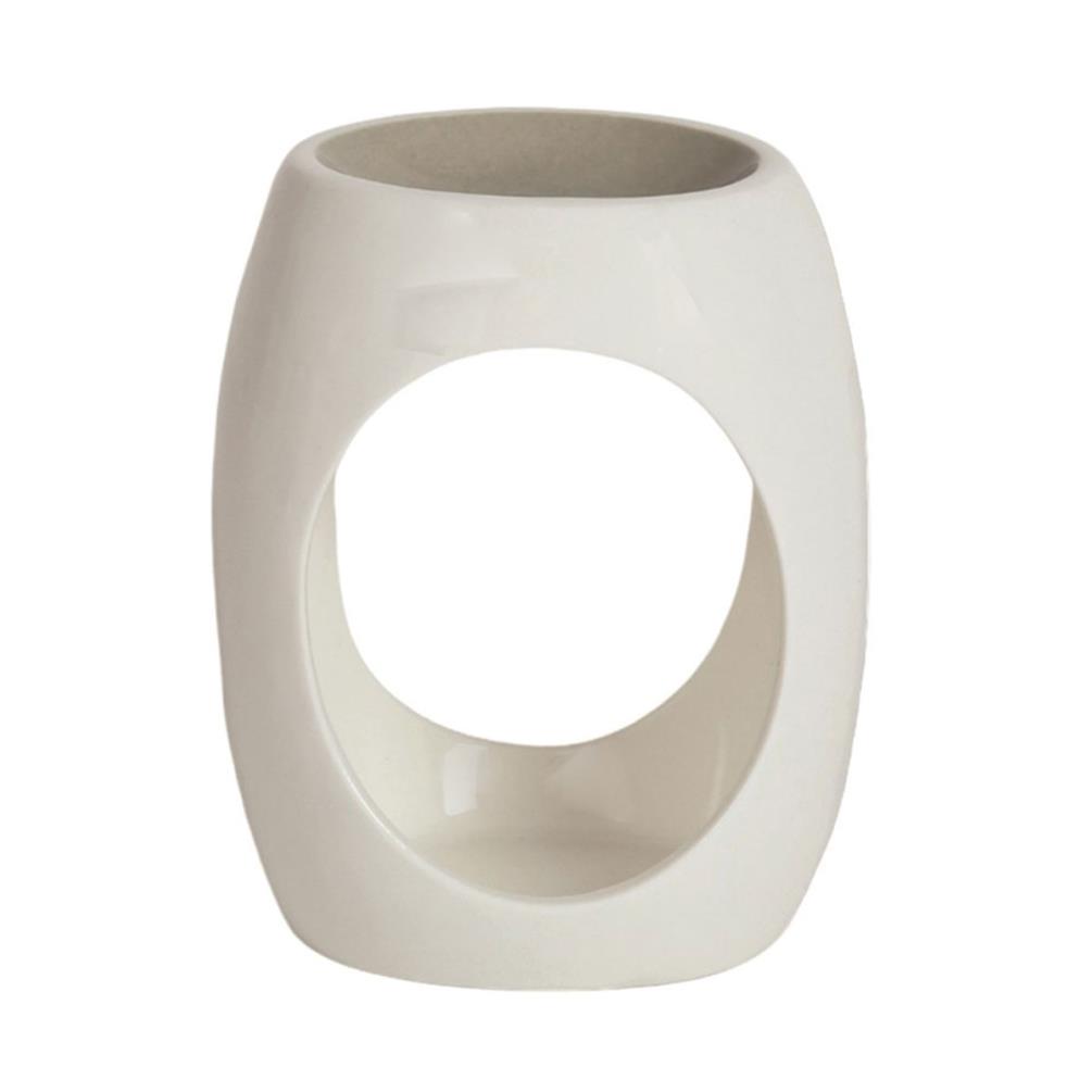 Aroma Oval Grey Ceramic Wax Melt Warmer £3.19